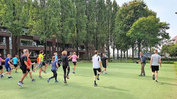 Runnersdate in Breda, sportveld in De Bercrum