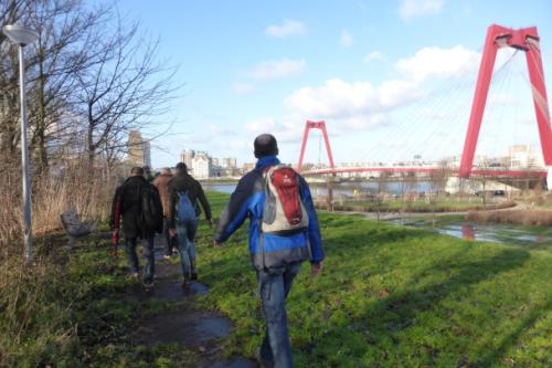 DeWandeldate: Groene Wissel wandeling Rotterdam