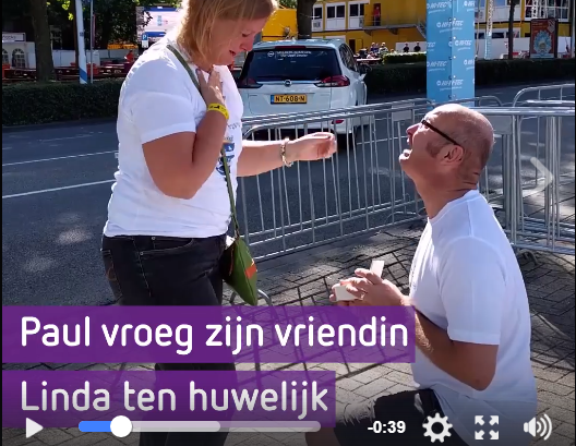 Eerste Huwelijksaanzoek op de Wedren, Omroep Gelderland, 17 juli 2017