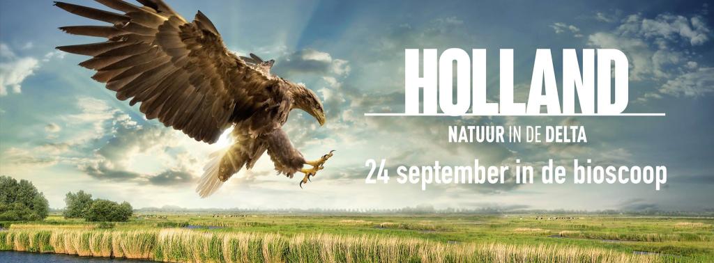Affiche natuurfilm 'Holland, Natuur in de Delta'