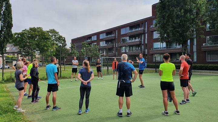 Runningdate in Breda, sportveld in De Bercrum
