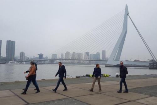 DeWandeldate: stadswandeling Rotterdam met app Rotterdam Routes