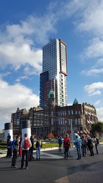 NS wandeling Rotterdam Maasstad met DeWandeldate - Hotel New York