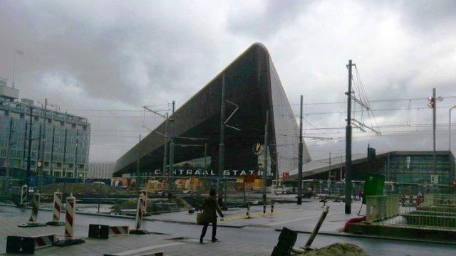 het nieuwe Centraal Station in Rotterdam