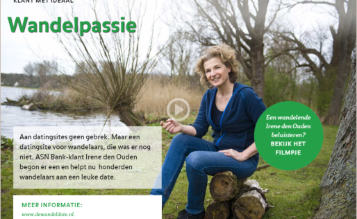 Interview met Irene den Ouden, oprichter van datingsite DeWandeldate. 